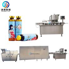 JB-KX12 pharmaceutical vials liquid filling and capping machine in compact line for collagen liquid products